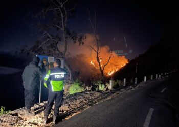 Api Karhutla Bromo Merembet ke Poncokusumo, Polres Malang Kerahkan Tim Gabungan