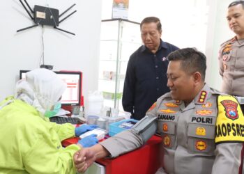 Kapolresta Malang Kota Ajak 50 Personel Donor Darah, Perkuat Misi Kemanusiaan