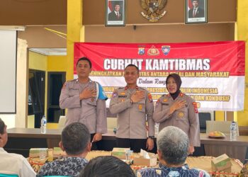 Curhat Kamtibmas di Desa Sruni, Polresta Sidoarjo Ajak Warga Cegah Bullying dan Radikalisme