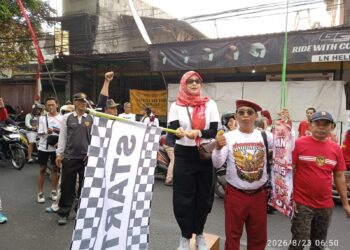 Sri Mulyana Senam dan Jalan Sehat Bareng Warga RW 05 Kotalama