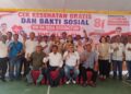 Peringati HUT ke-81 RI, RW 04 Kedungturi Sidoarjo Hadirkan Pengobatan Gratis dan Santunan untuk Warga