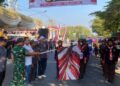 Gerak Jalan Meriahkan HUT ke-81 RI di Kecamatan Dukun Gresik, UMKM Ikut Bergerak