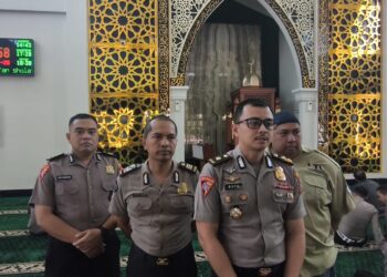 Polresta Sidoarjo Gelar Doa Bersama untuk Korban Musibah Kapal Virgo dan Jurnalis Hilang Saat Liput Anak Krakatau.