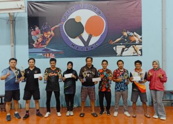 168 Atlet Meriahkan Tidar Cup, Geliat Tenis Meja Malang Raya Terus Menguat