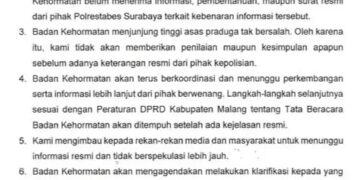 BK DPRD Kabupaten Malang Belum Terima Informasi Resmi soal Kabar Anggota Dewan Diamankan Polisi
