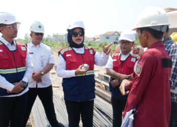 Wabup Mimik Soroti Kualitas Material dan Keterlambatan Gedung HD RSUD Sidoarjo Barat.