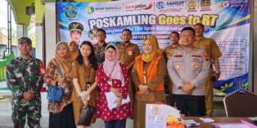 Polsek Gedangan Dekatkan Layanan Publik ke Warga Lewat Pos Kamling Goes to RT.