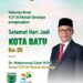 Muhammad Zahri M.pd Ketua YLPI Al Hikmah Surabaya mengucapkan selamat HUT kota Batu ke 25