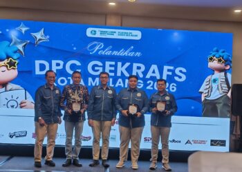 Gekrafs Kota Malang Resmi Dilantik, Mengusung tema “Kreatif Berekspresi, Tangguh Berekspansi”