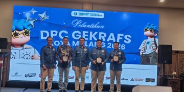 Gekrafs Kota Malang Resmi Dilantik, Mengusung tema “Kreatif Berekspresi, Tangguh Berekspansi”