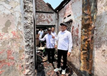 Rumah Warga Sukodono Ludes Terbakar, Perbaikan Ditargetkan Dimulai Pekan Ini