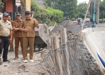 Subandi Kawal Pembangunan Rumah Pompa, Tekankan Kualitas dan Efektivitas Penanganan Banjir Sidoarjo